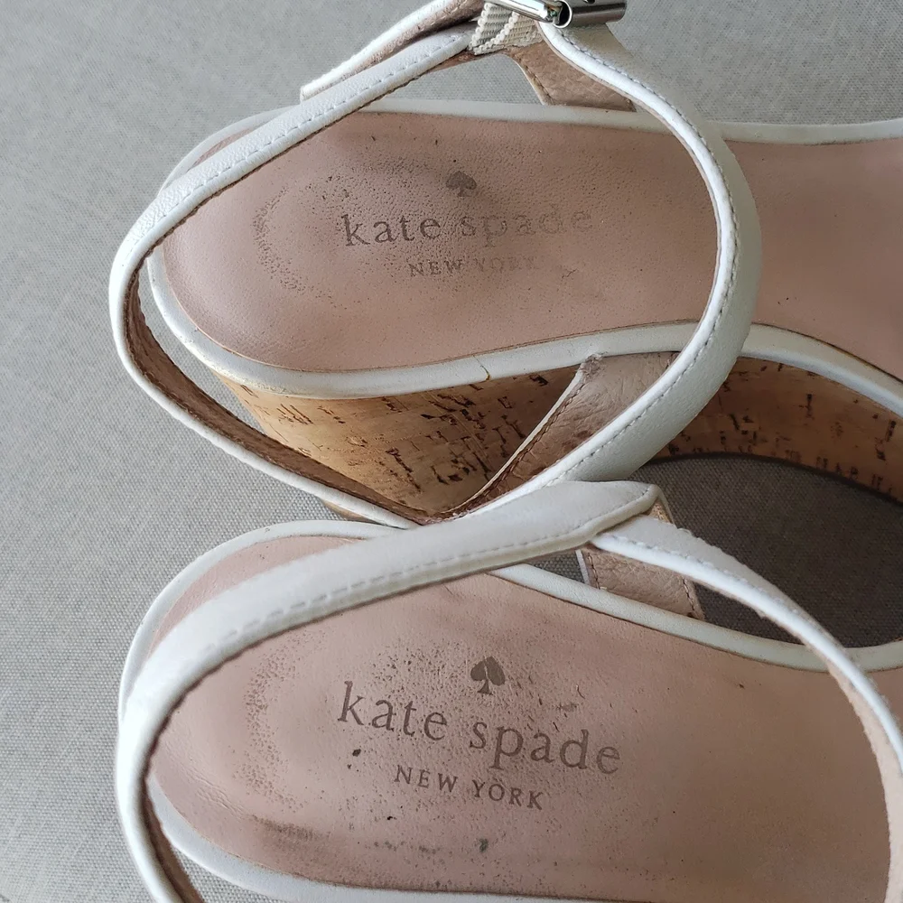 Kate Spade Frilly Platform Wedges, Size 8